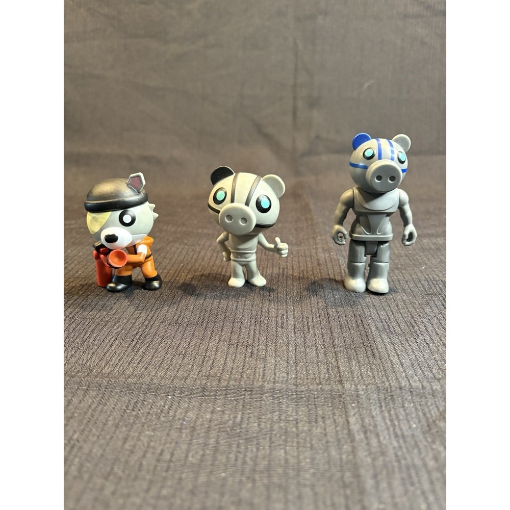 Roblox Piggy Action Figure Lot of 3 PhatMojo Phat Mojo Toys Mini Figures